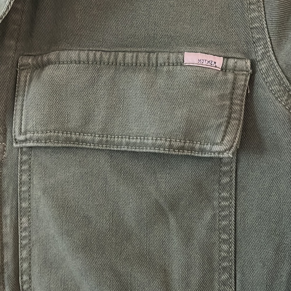 NWOT Mother Denim Long Sleeve Utility Jumper - Picture 7 of 9